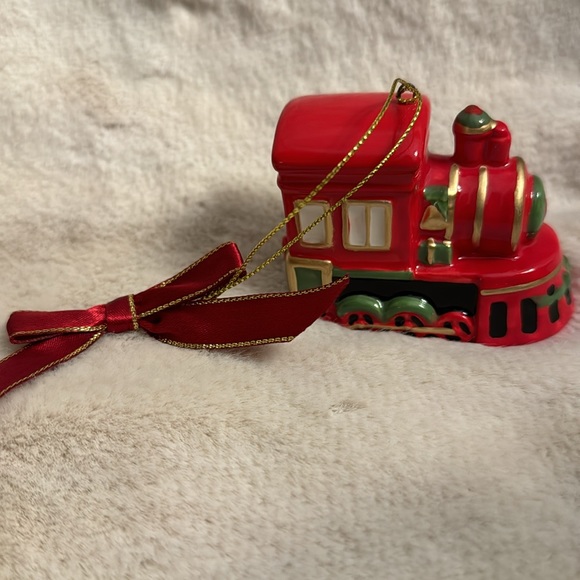 Spode Train Engine Ceramic Christmas Ornament NIB - Picture 6 of 7